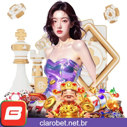 Imagem promovendo bônus CLAROBET com recompensas imperdíveis.