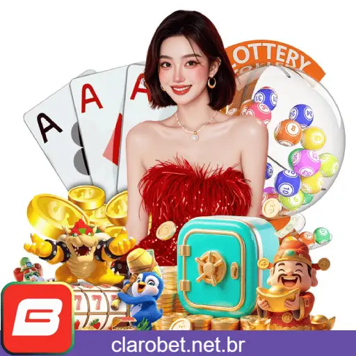 Imagem mostrando o cassino ao vivo da CLAROBET com dealers reais conduzindo jogos de mesa