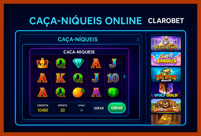 Jogos de Slot no Casino Online CLAROBET