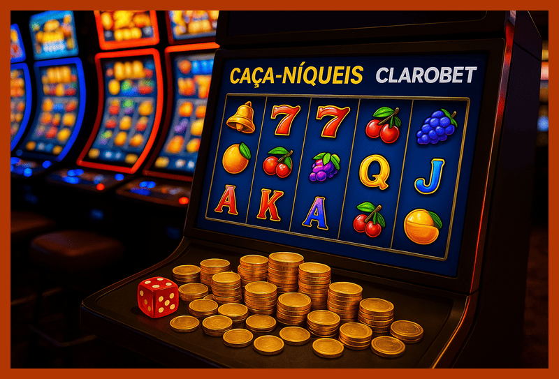 Explore o mundo das slot machines no CLAROBET Casino